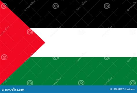 Bandeira de Palestina ilustração stock Ilustração de tela 131899627