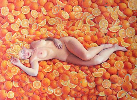 Orange Dream By Tetiana Bogdanova Painting Oil On Canvas