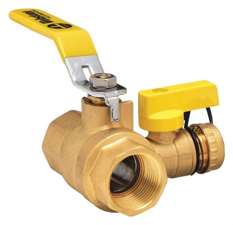 3 4 Sweat X Hose Cap Brass Ball Valve With Drain 3 Way Amazon In