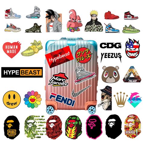 Supreme Hypebeast Sticker Pack V7 12pcs Waterproof Glossy Shopee