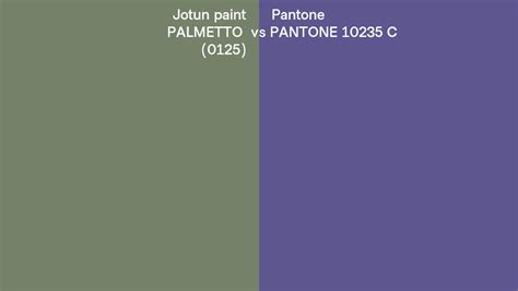 Jotun Paint Palmetto Vs Pantone C Side By Side Comparison