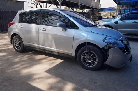 Reviving A Damaged Nissan Tiida Hippos Auto Spa Official Blog