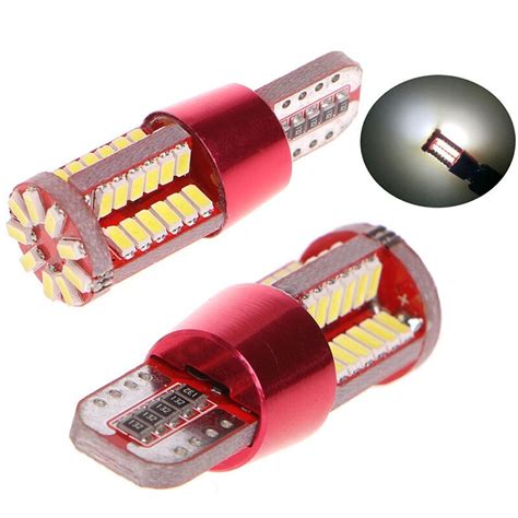 2pcs T10 501 194 W5W 3014 57LED Car Canbus Error Free Parking Light