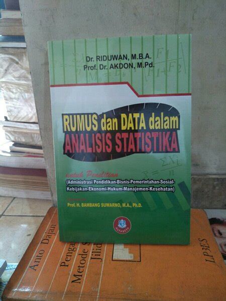 Jual ORIGINAL BARU Rumus Dan Data Dalam Analisis Statistika Di Lapak