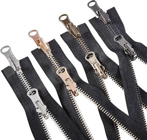 Strands Inch Two Way Separating Zipper Inch Wide Black Jacket