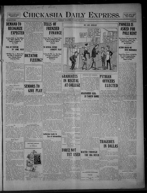 Chickasha Daily Express. (Chickasha, Okla.), Vol. FIFTEEN, No. 115, Ed
