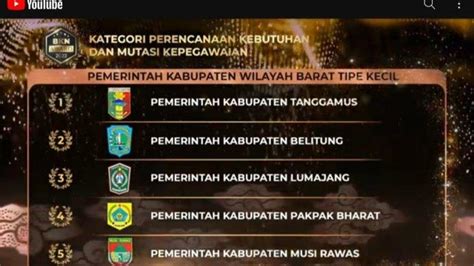 Pemkab Pakpak Bharat Raih BKN Award Empat Kali Berturut Turut Tribun