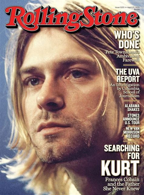 Rolling Stone Magazine Featuring A New Cover Article On Kurt Cobainnirvana April 2015