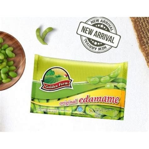 Jual Golden Farm Edamame Original Kedelai Frozen Original Berat