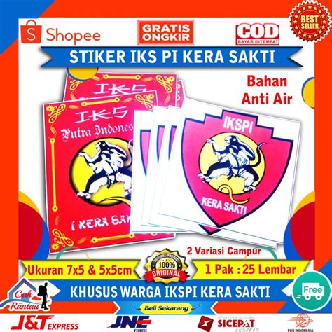 Jual Stiker Ikspi Kera Sakti Logo Keren Stiker Tempelan Sticker