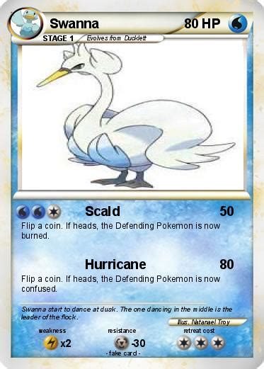 Pokémon Swanna 5 5 - Scald - My Pokemon Card