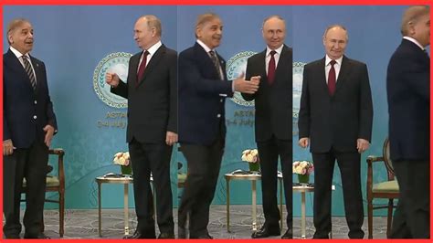 Sco Summit Pakistan Pm Sharif S Awkward Moment With Putin Calls Him Expanding Barter Trade I