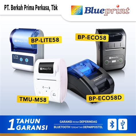 Jual Printer Thermal Kasir Portable Ppob Blueprint Mm Bluetooth