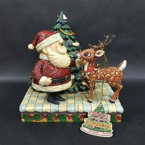 Jim Shore Rudolph Traditions Rudolph Santa Red Nosed