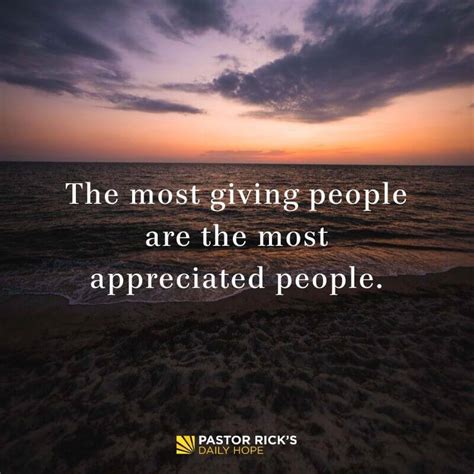 Happy People Are Generous Pastor Ricks Daily Hope