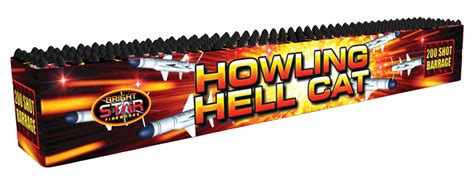 Howling Hellcat 200 Shot Barrage The Original Fireworks Warehouse