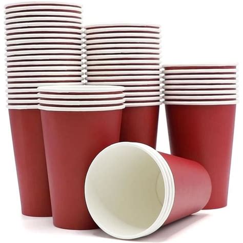 Gobelets Jetables Pi Ces Gobelet Ml Eco Gobelet Carton Grand