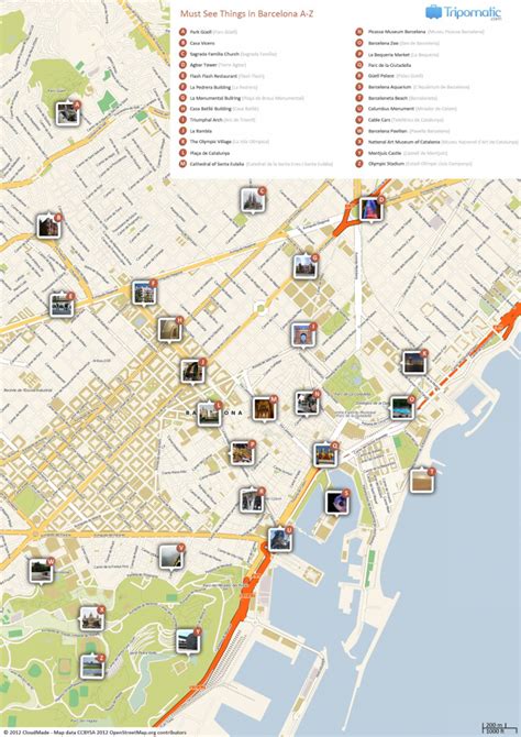 Printable Map Of Barcelona - Printable Maps