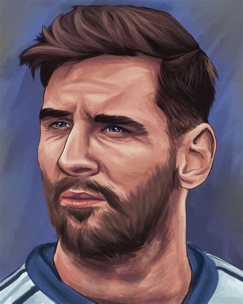 My Digital Painting Compilation On Behance Lionel Messi Fc Barcelona