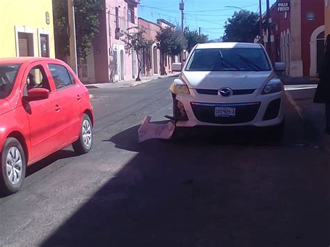 Joven Se Pasa El Alto Y Provoca Choque En La Zona Centro