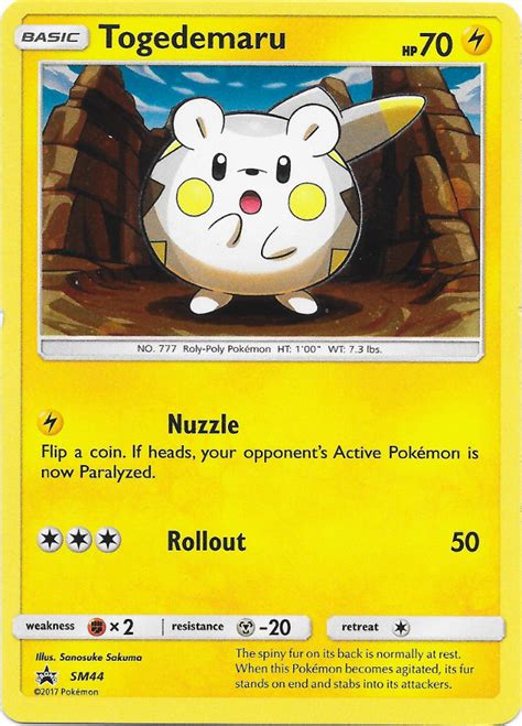 Togedemaru SM Promo 44 Bulbapedia the community driven Pokémon