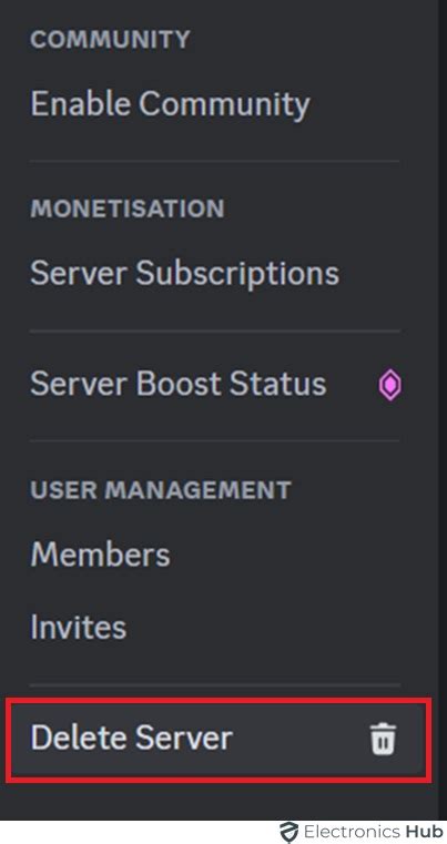 How To Delete A Discord Server