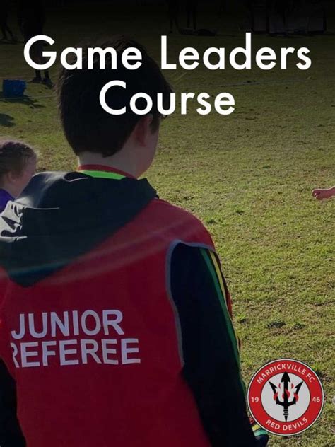 Junior Game Leaders 2023 Marrickville Football Club