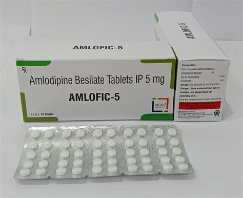 Amlodipine Besilate Tablet Mg At Box In Kolkata Id