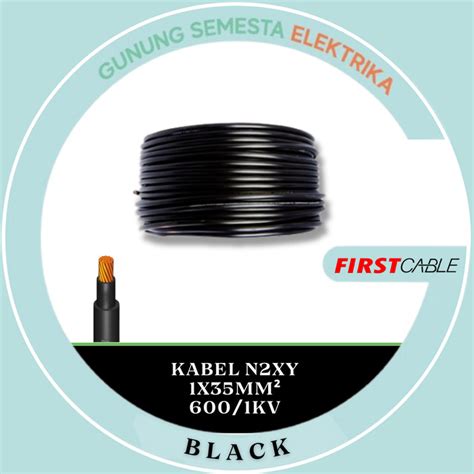 Jual KABEL N2XY 1x35mm2 0 6 1kV Black Colour FIRST CABLE Jakarta