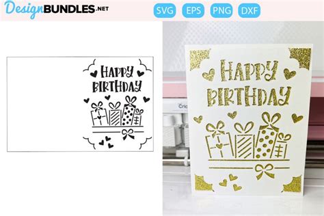 Happy Birthday Card SVG | Cricut card SVG