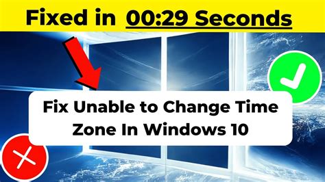 Fix Unable To Change Time Zone In Windows 11 10 2024 YouTube