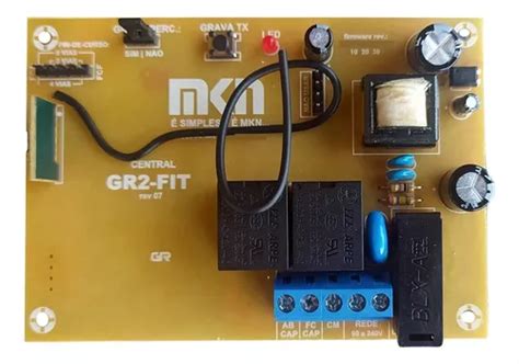 Central Placa Mkn Para Motor De Portão Garen Seg Unisystem