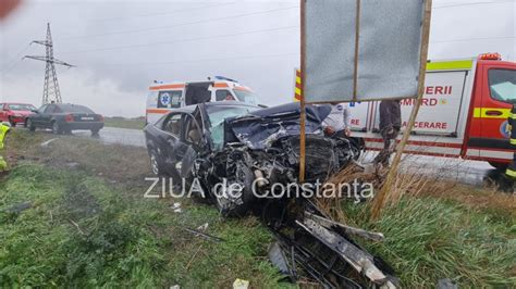 Județul Constanța Accident rutier între localitățile Ovidiu și Galeșu