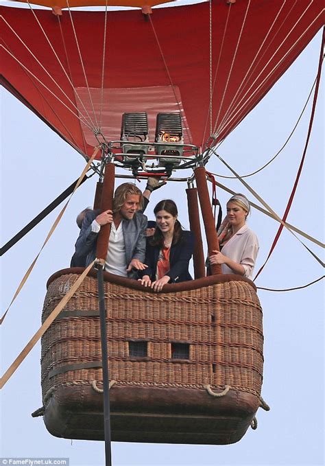 Kate Upton And Alexandra Daddario Jump In Hot Air Balloon For The