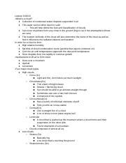 Climate 102 Exam 3 Notes Docx Lecture 3 18 19 What Is A Cloud