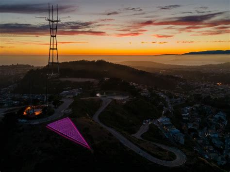 Sfs Massive Pink Triangle Lights Up On June 1st