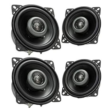 MB Quart Formula 4 Inch 2 Way Coaxial Car Audio Speakers Pair Black 2