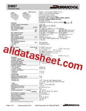 Dm Datasheet Pdf Willow Technologies Ltd