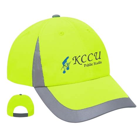 Customized Embroidered Neon Reflective Cap Promotional Caps