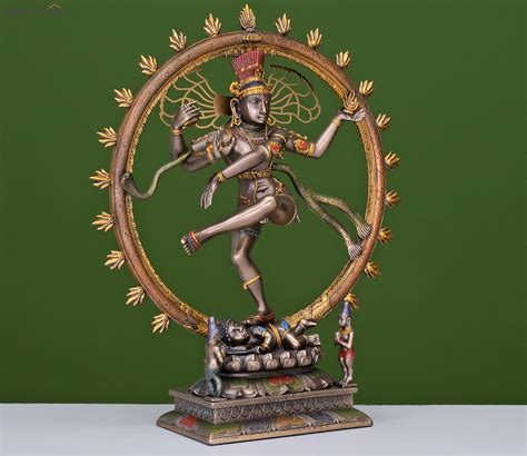 Buy Lord Natraj Statue in Bronze Online in India at Best Price - Modern Spiritual - Furniture ...