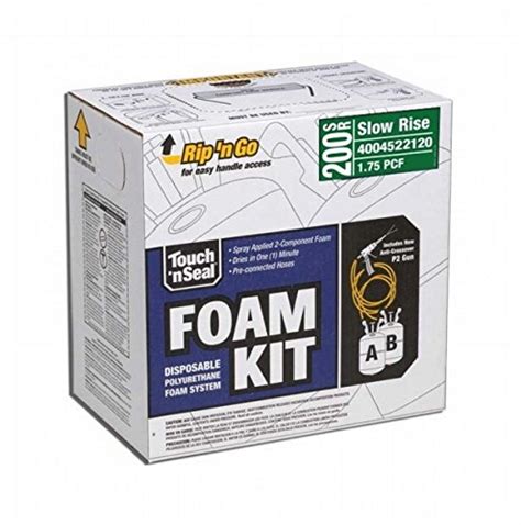 Dap 7565022120 Touch N Seal Slow Rise Spray Foam Insulation Kit 200