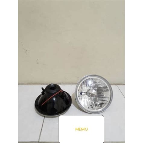 Jual Headlamp Lampu Utama Bulat Kristal In Jimny Katana Hiace