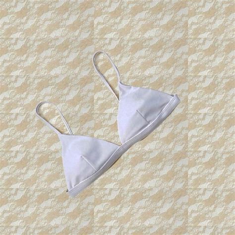 Bikini Soutien Gorge Push Up Et Culotte Tanga Pour Femme Type Top White Blanc Blanc