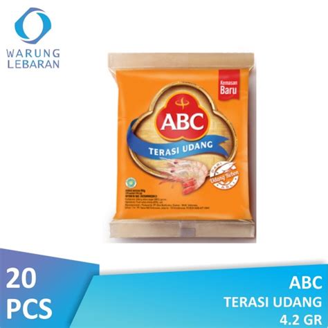 Jual ABC Terasi Udang 4 2gr Isi 20 Pcs Shopee Indonesia