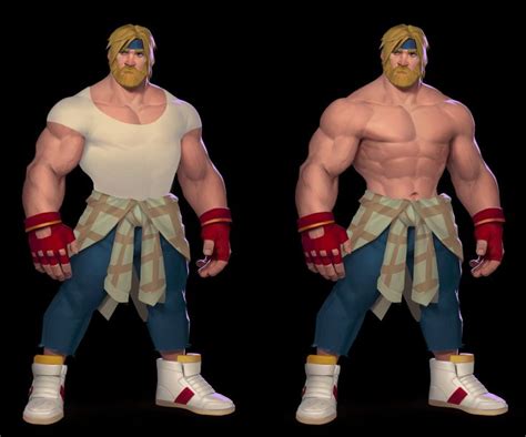 ArtStation Axel Stone Streets Of RAGE 4 Alex Dema Rage Male Body