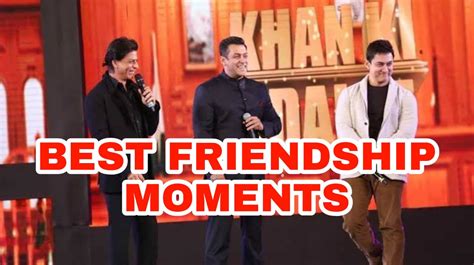 Shah Rukh Khan, Salman Khan & Aamir Khan's BEST Friendship Moments ...