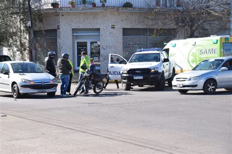 Motociclista Con Heridas Leves Luego De Un Choque En Linea Noticias