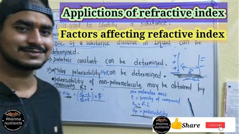 Applications Of Refractive Index Factors Of Refractive Index