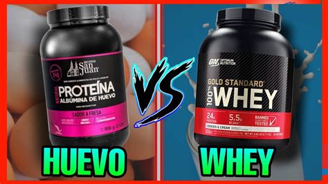 Proteina De Albumina De Huevo Vs Proteina Whey Suero De Leche Cual Es