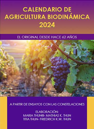 Calendario De Agricultura Biodin Mica Maria Thun